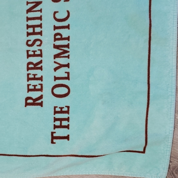 Vintage Coca- Cola Atlanta 1996 beach towel cotton - Picture 4 of 7